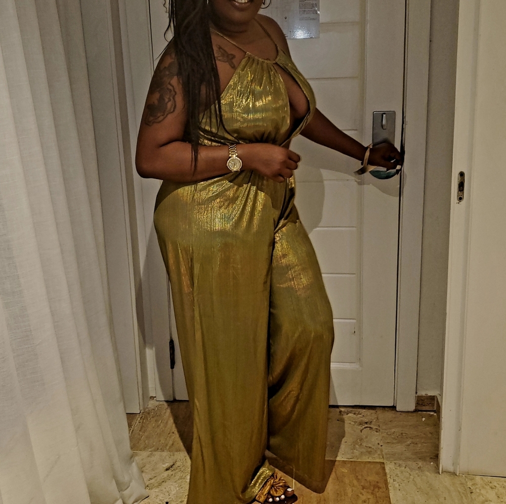 Elegant Chartreuse Jumpsuit for Women